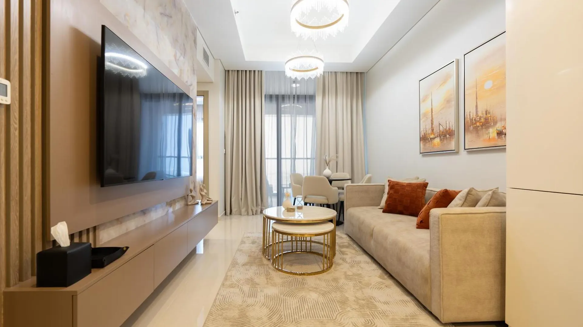 Keyrock Living - Dubai Oasis With Balcony Views Apartment United Arab Emirates